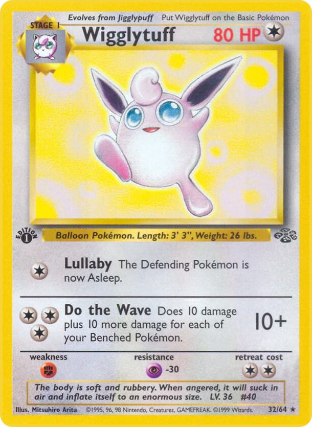 Wigglytuff (32) 32/64 card from Jungle