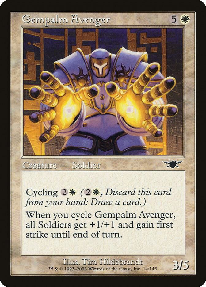 Gempalm Avenger 14 card from Legions