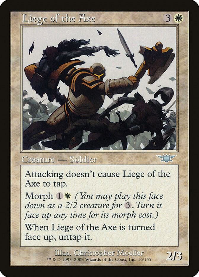 Liege of the Axe 16 card from Legions
