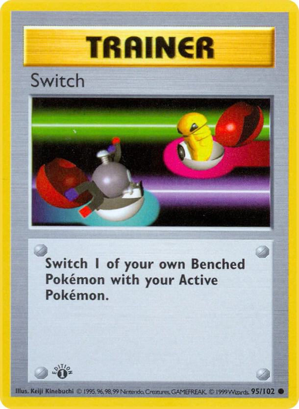 Switch 095/102 card from Base Set (Shadowless)
