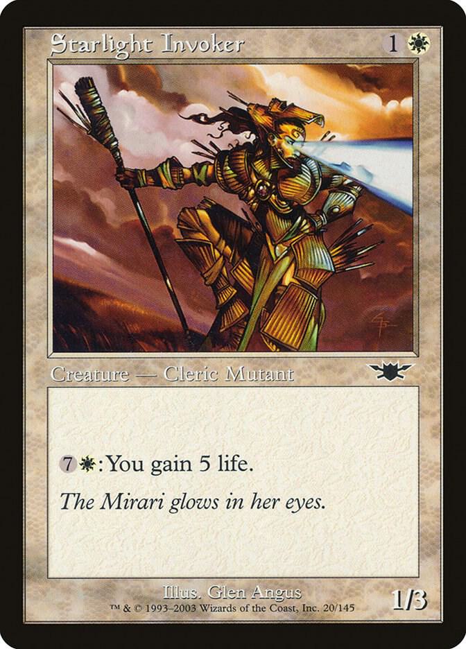Starlight Invoker 20 card from Legions