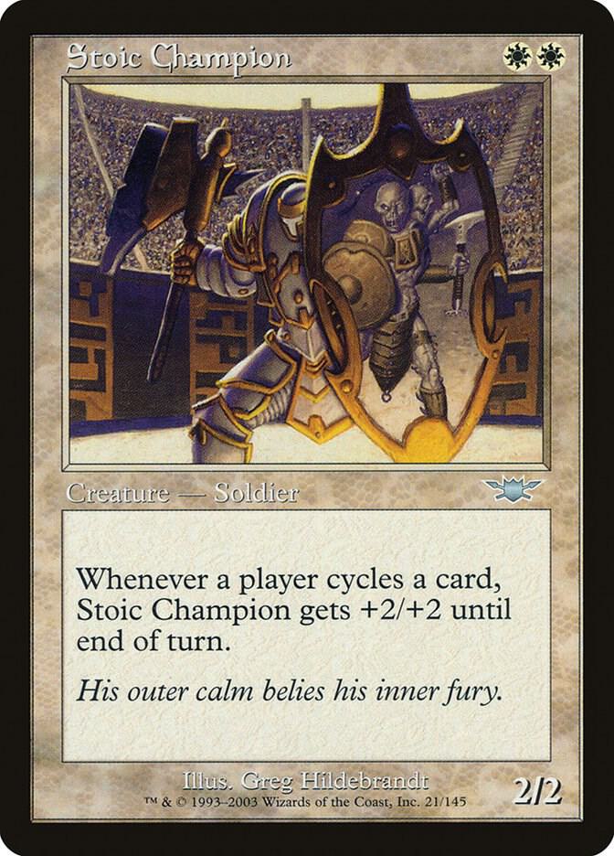 Stoic Champion 21 card from Legions