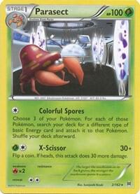 Parasect 2/162 card from XY - BREAKthrough