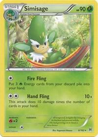 Simisage 6/162 card from XY - BREAKthrough