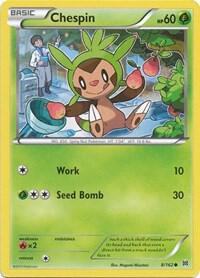 Chespin (8) 8/162 card from XY - BREAKthrough