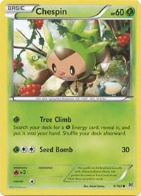 Chespin (9) 9/162 card from XY - BREAKthrough