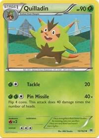 Quilladin 10/162 card from XY - BREAKthrough
