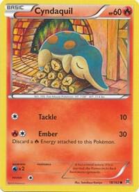 Cyndaquil 18/162 card from XY - BREAKthrough