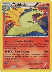 Typhlosion 20/162 card from XY - BREAKthrough