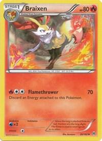 Braixen 26/162 card from XY - BREAKthrough