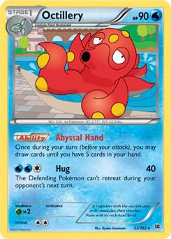 Octillery 33/162 card from XY - BREAKthrough