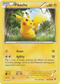 Pikachu 48/162 card from XY - BREAKthrough