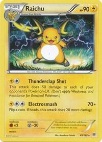 Raichu 49/162 card from XY - BREAKthrough