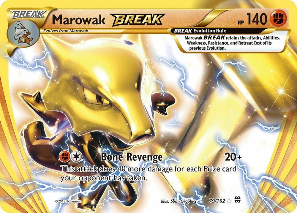 Marowak BREAK 79/162 card from XY - BREAKthrough