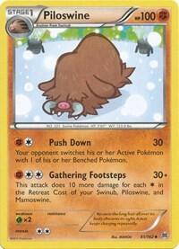 Piloswine 81/162 card from XY - BREAKthrough