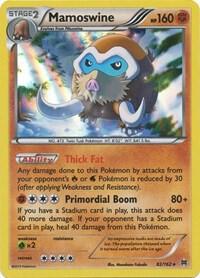 Mamoswine 82/162 card from XY - BREAKthrough