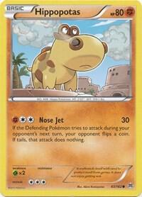 Hippopotas 83/162 card from XY - BREAKthrough