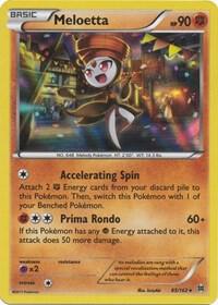 Meloetta 85/162 card from XY - BREAKthrough