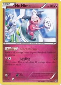 Mr. Mime 97/162 card from XY - BREAKthrough