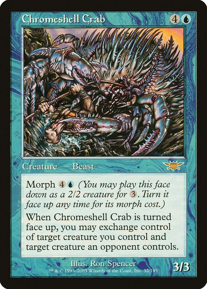 Chromeshell Crab 32 card from Legions