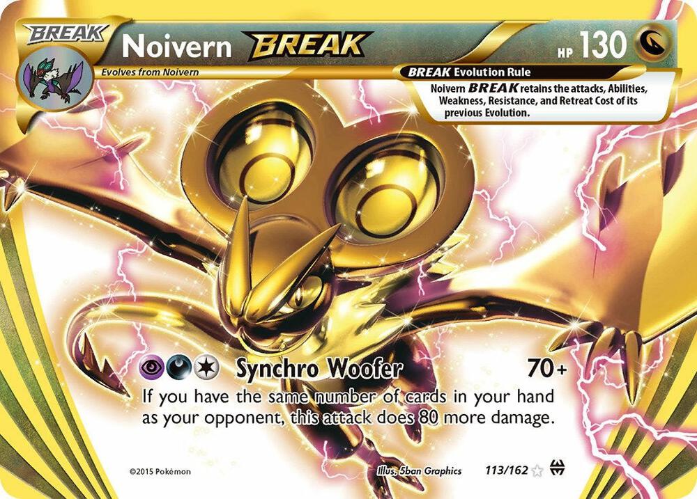 Noivern BREAK 113/162 card from XY - BREAKthrough