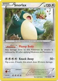 Snorlax 118/162 card from XY - BREAKthrough