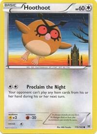 Hoothoot 119/162 card from XY - BREAKthrough