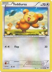 Teddiursa 121/162 card from XY - BREAKthrough