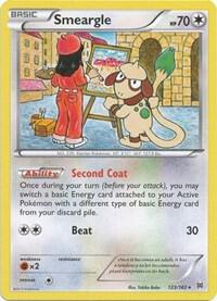 Smeargle 123/162 card from XY - BREAKthrough