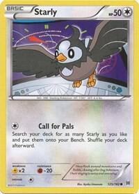 Starly 125/162 card from XY - BREAKthrough
