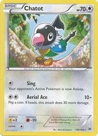 Chatot 128/162 card from XY - BREAKthrough