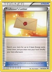 Professor's Letter 146/162 card from XY - BREAKthrough