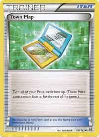 Town Map 150/162 card from XY - BREAKthrough