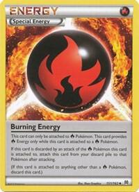 Burning Energy 151/162 card from XY - BREAKthrough
