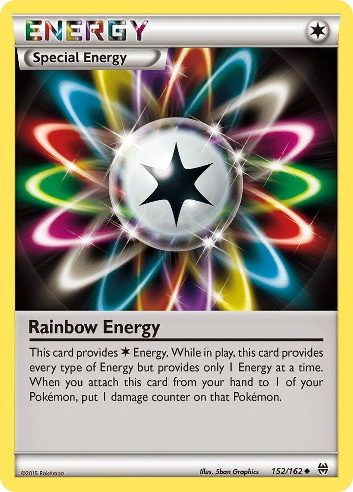 Rainbow Energy 152/162 card from XY - BREAKthrough