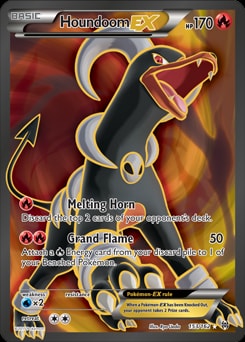 Houndoom EX (Full Art) 153/162 card from XY - BREAKthrough