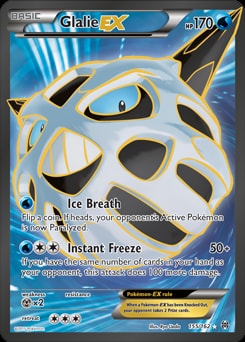 Glalie EX (Full Art) 155/162 card from XY - BREAKthrough