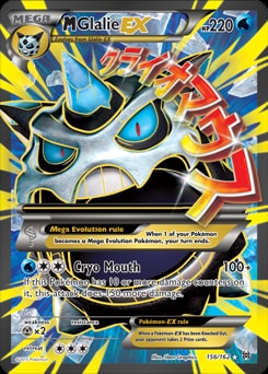M Glalie EX (Full Art) 156/162 card from XY - BREAKthrough