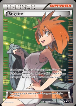 Brigette (Full Art) 161/162 card from XY - BREAKthrough