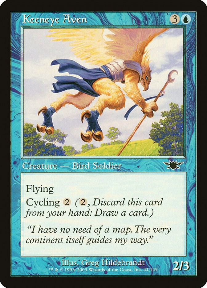 Keeneye Aven 41 card from Legions