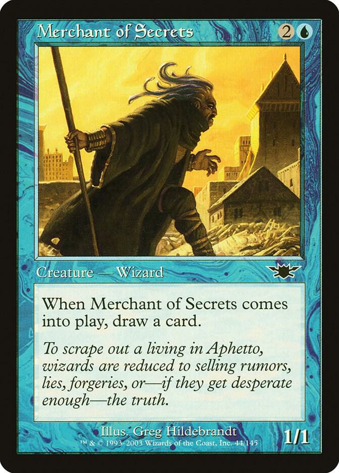 Merchant of Secrets 44 card from Legions