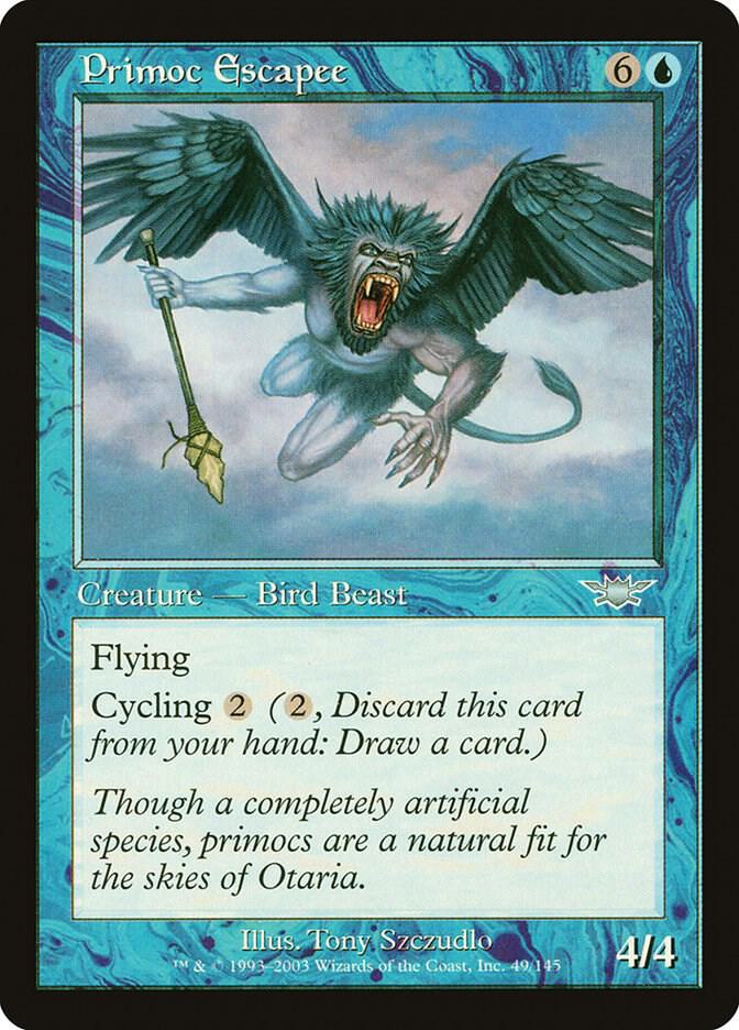 Primoc Escapee 49 card from Legions