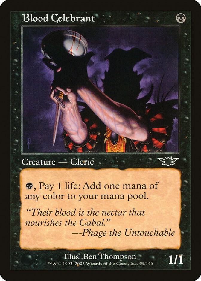 Blood Celebrant 61 card from Legions
