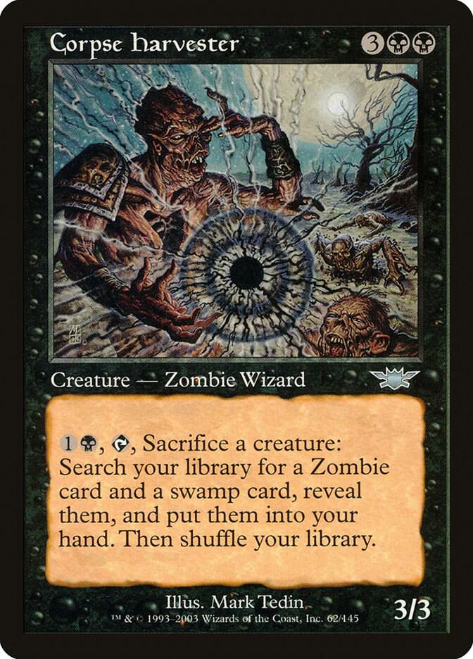 Corpse Harvester 62 card from Legions
