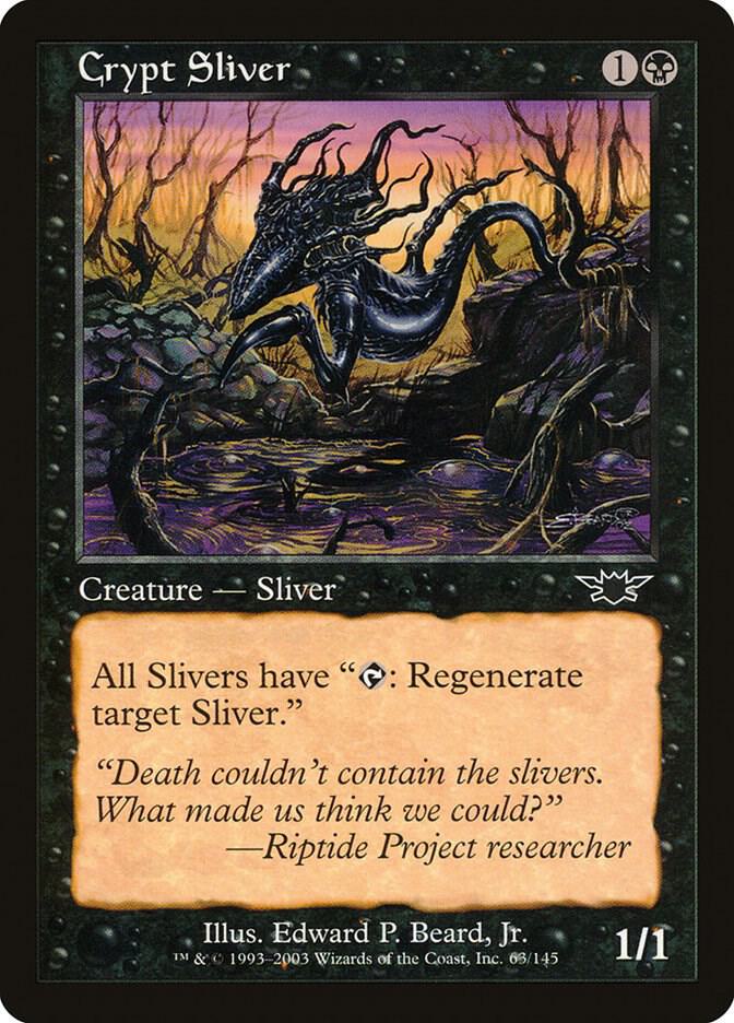 Crypt Sliver 63 card from Legions
