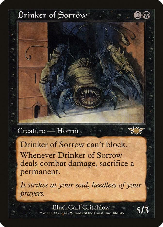 Drinker of Sorrow 66 card from Legions