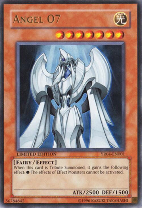 Angel O7 YR04-EN001 card from Yu-Gi-Oh! R Manga Promo