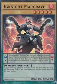 Igknight Margrave AP08-EN004 card from Astral Pack 8