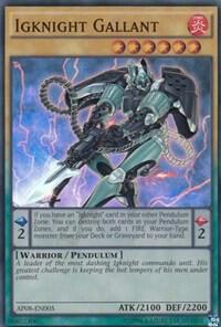 Igknight Gallant AP08-EN005 card from Astral Pack 8