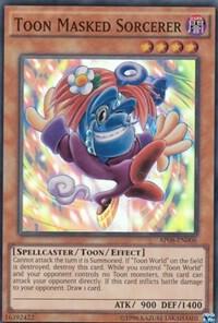 Toon Masked Sorcerer AP08-EN006 card from Astral Pack 8